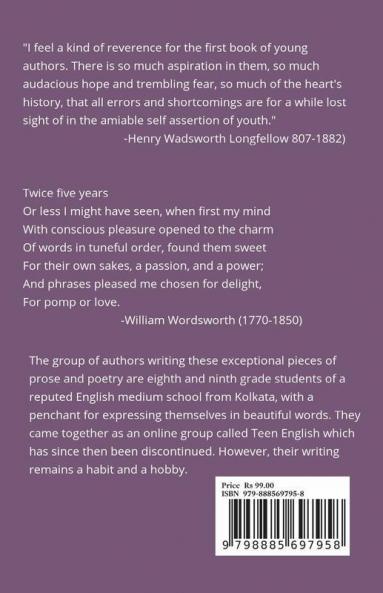 Morning Buds: An Anthology Of Young Writers
