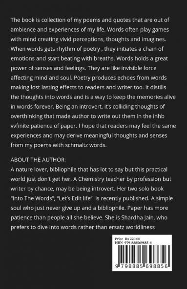 SCHMALTZ WORDS : A Collection of Poems & Quotes
