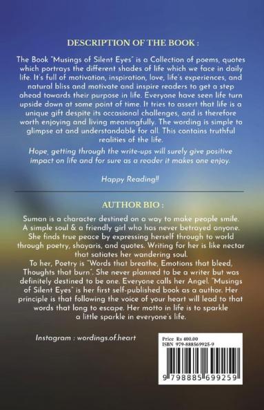 Musings of Silent Eyes : My Words My Quotes