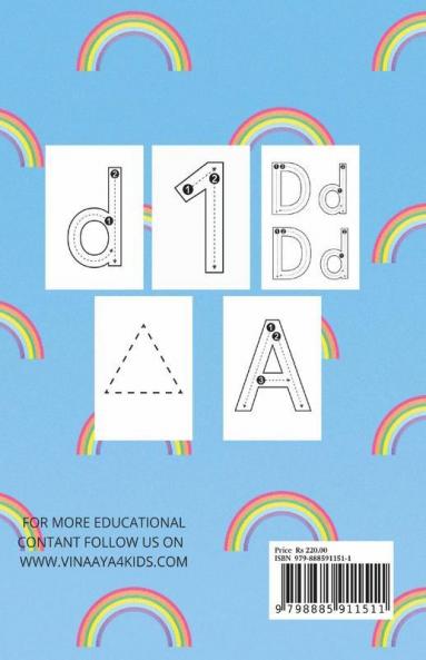 Big Letters And Numbers Tracing : Homeschool Preschool Learning Activities