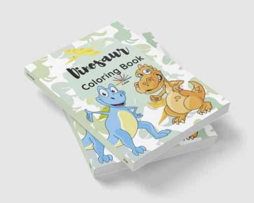 Dinosaur Coloring Book : Great Gift for Kids Ages 4-8