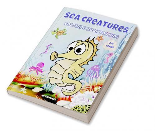 Sea creatures coloring book for kids : Explore marine life in the ocean super fun coloring pages with various ocean creatures waiting to be discovered. Perfect gift for children between 3-8 years old