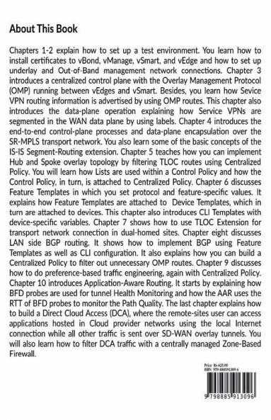 Cisco SD-WAN : A Practical Guide to Understand the Basics of Cisco Viptela Based SD-WAN solution