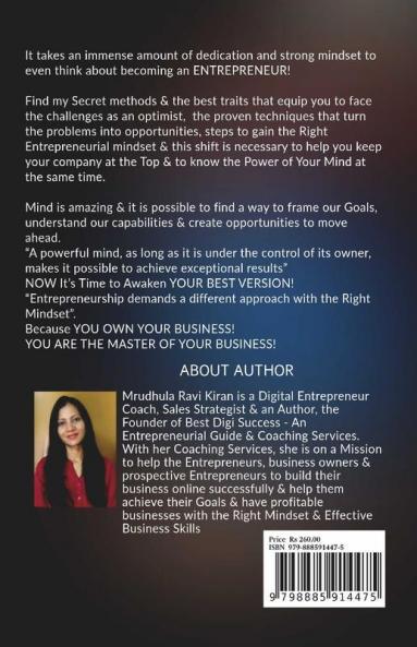 Master The Mindset Of An Entrepreneur: The Perfect Blend Of Right Mindset & Entrepreneurship: The Perfect Blend Of Right Mindset And Entrepreneurship