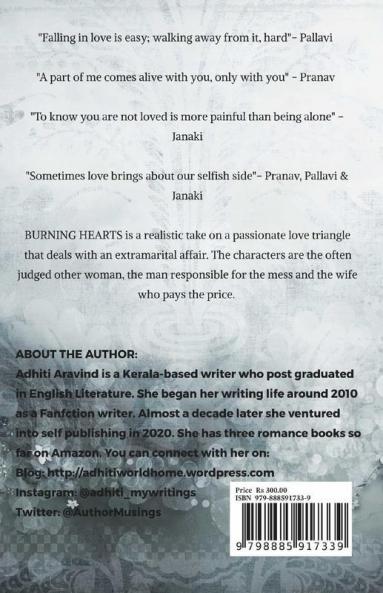 Burning Hearts : Sometimes Love Brings About Our Selfish Side
