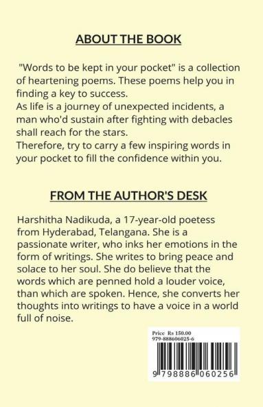 Words to be kept in your pocket