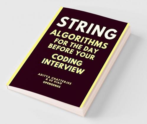 String Algorithms for the day before your Coding Interview