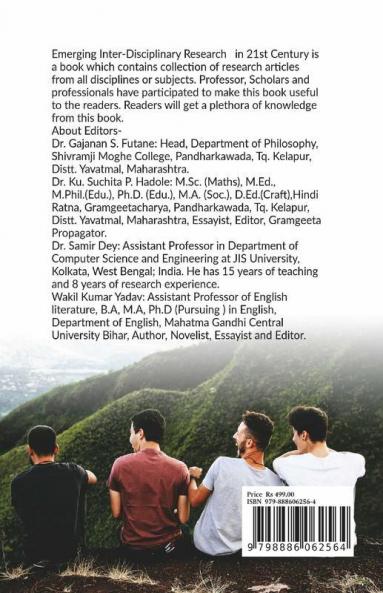Emerging Inter-Disciplinary Research In 21St Century