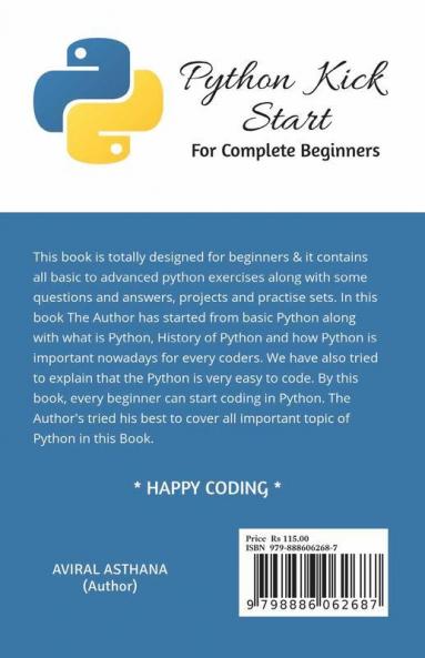 Python Kick Start: For Complete Beginners