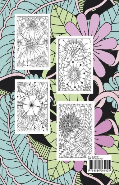 Flowers Coloring Book: Coloring Book with Flower Designs