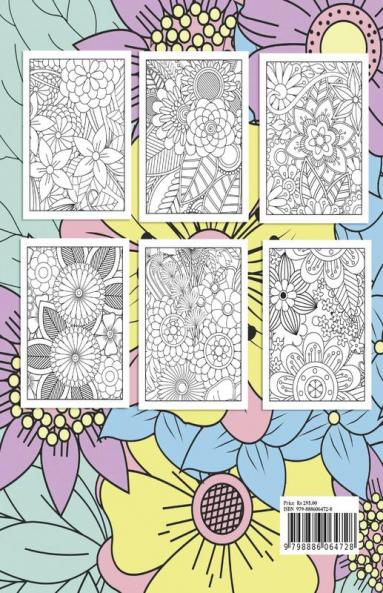Flowers Coloring Book for Adults: Coloring Book with Flower Designs