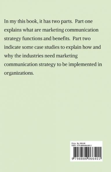 Introduction To Marketing Communication Strategy