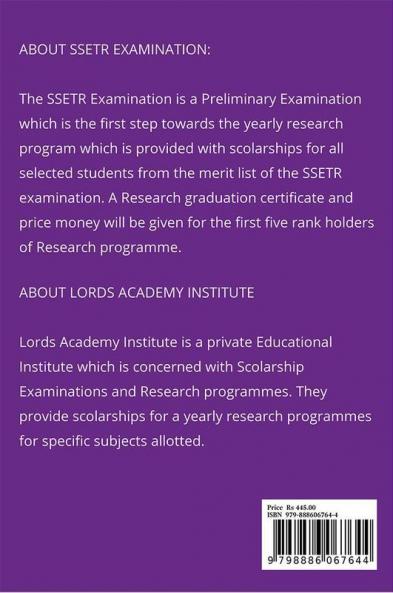 SSETR: SUPPLEMENTARY PRACTICAL MANUAL FOR STREAM II OF GROUP III [CLASS 10] : For The Preparation Of SSETR 2022