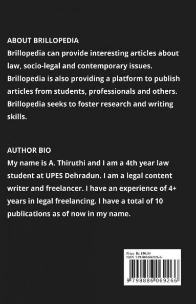 FALSE CASES CRIPPLING THE CRIMINAL JUSTICE SYSTEM : Volume 2 Issue 1 of Brillopedia