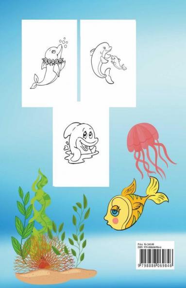 Dolphin Coloring Book For Kids Ages 2-6: Dolphin Coloring Pages For Kids Beautiful Dolphin Collection.