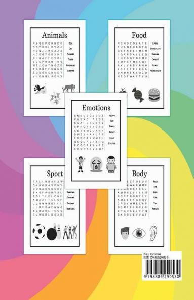 Word Search Book For Kids Ages 6-8: Amazing Educational Word Search Activity Book For Boys And Girls. Fun Word Search Puzzle Book With Brain Games For Kids. Challenging Search And Find Puzzles For ...