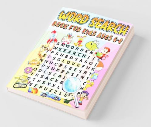 Word Search Book For Kids Ages 6-8: Amazing Educational Word Search Activity Book For Boys And Girls. Fun Word Search Puzzle Book With Brain Games For Kids. Challenging Search And Find Puzzles For ...