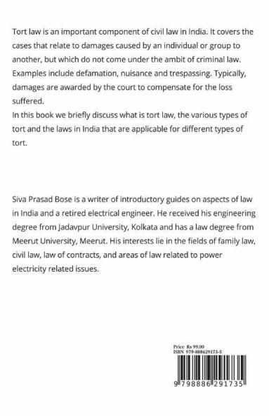 Introduction To Tort Law In India