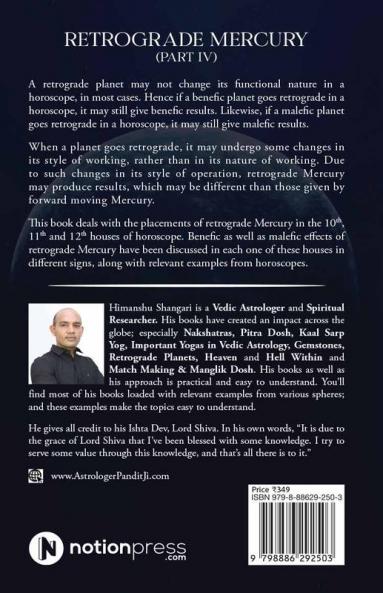 Retrograde Mercury (Part IV)