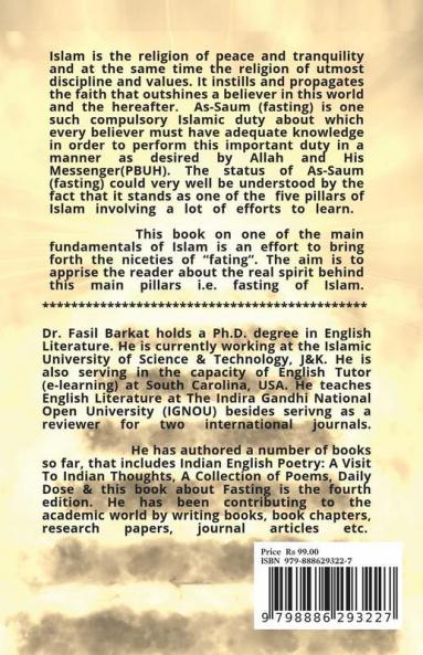 AS-SAUM (Fasting): A Brief Introduction In The Light of Quran & Sahih Hadith