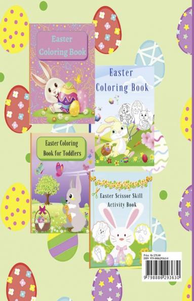 Easter Activity Book: Fun Activity Book with Easter Bunny and Friendsincluding Dot to Dot Shadow Matching and More