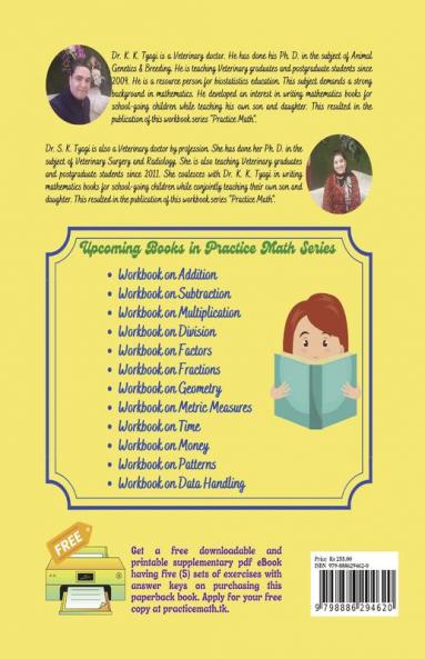 Practice Math Workbook on Numbers : For grade 4 Age 8+ pupil