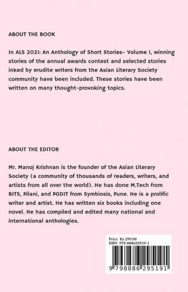 Als 2021: An Anthology Of Short Stories Vol 1