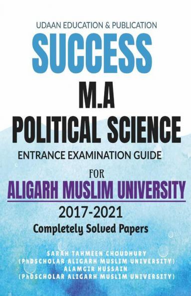 Success M.A Political Science Entrance Examination Guide For Aligarh Muslim University