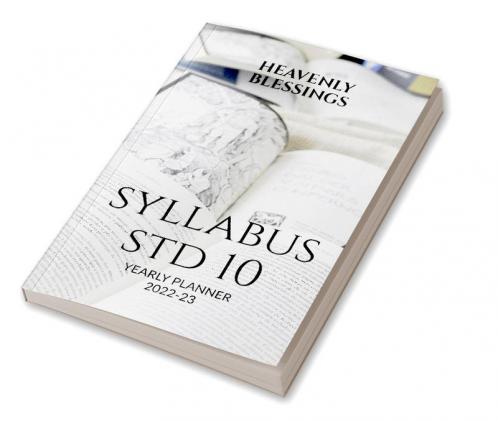 SYLLABUS STD 10 : YEARLY PLANNER FOR ACADEMIC YEAR 2022-23