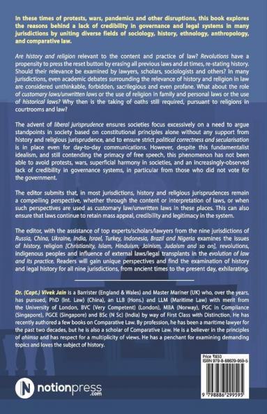 Imprints Of History Religions And Revolutions On Law – Perspectives From Prominent Jurisdictions
