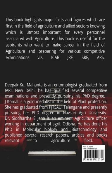 A Brief Book On "First In Agriculture": A Competitive Guide On Agriculture