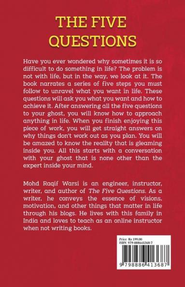 The Five Questions: A Game With Your Ghost To Find Out What You Want In Life