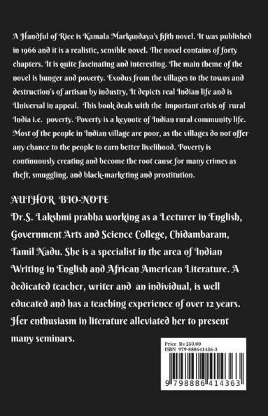 REFLECTIONS OF RURAL INDIA : DEGRADATION AND ECONOMIC EXPLOITATION IN KAMALA MARKANDAYA's A HANDFUL OF RICE