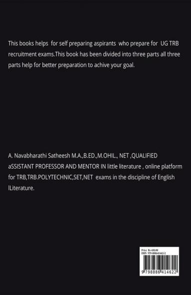 Ug Trb English Literature Detailed Guide-Ii
