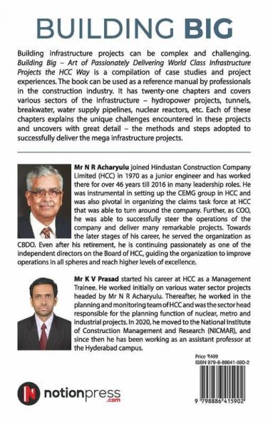 Building Big : Art Of Passionately Delivering World Class Infrastructure Projects The Hcc Way