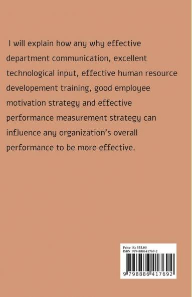 TRAINING PERFORMANCE STRATEGY