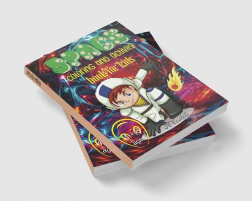 Space Coloring and Activity Book for Kids / बच्चों के लिए अंतरिक्ष रंग और गतिविधि पुस्तक : Amazing Space Coloring&Activity Dot to Dot Word SearchesOuter Space Coloring with Planets Astronaut...