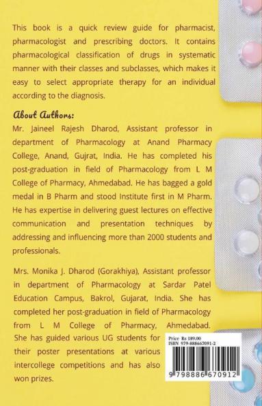 Dharod'S Pocket Pharmacology: Cluster Of Pharmacological Classifications