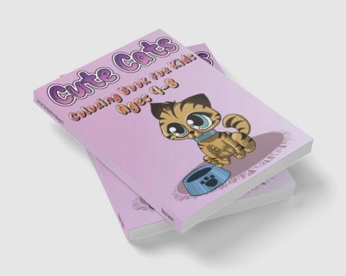 Cute Cats Coloring Book for Kids Ages 4-8 : Adorable Kittens & Caticorns Coloring Pages for Girls and Boys