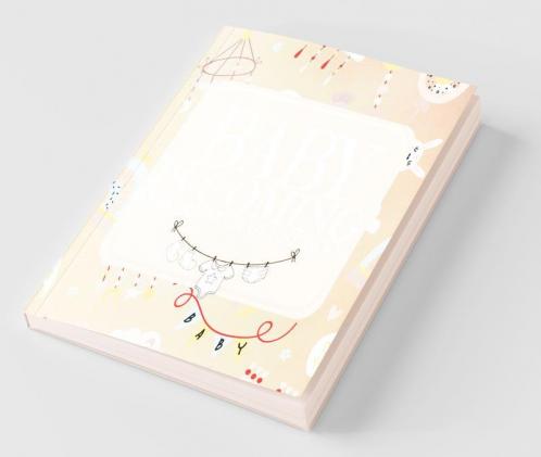 BABY IS COMING-BABY SHOWER GUEST BOOK Gender Neutral Guestbook Keepsake with Wishes Advice and Gift Log