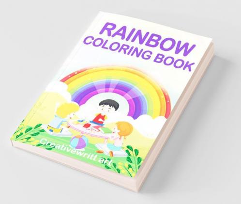 Rainbow Coloring Book: Awsome Rainbow Coloring Book For Girls