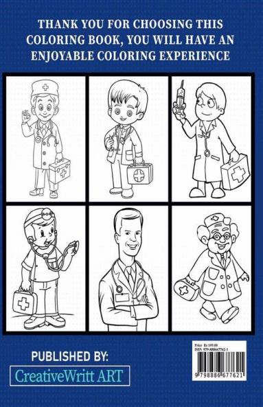 Doctor Coloring Book For Kids