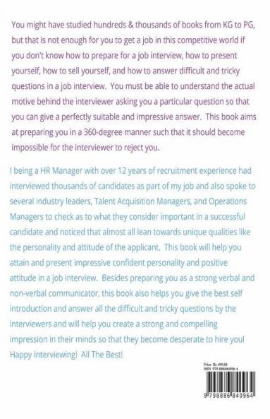 Interview Success : A 360-Degree Preparation And Success Guide