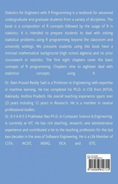 Statistics for Engineers : with R Programming