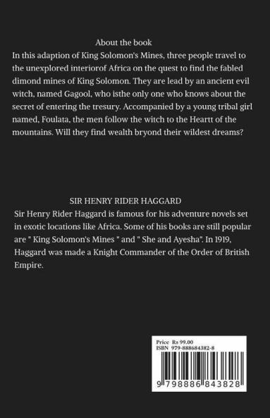 The Place Of Death : An Adaption From 'King Solomon'S Mines'.