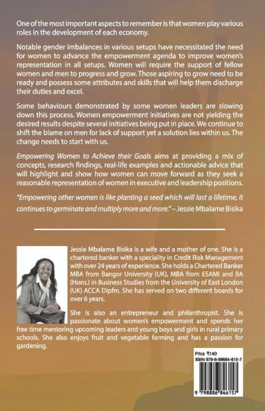 Empowering women to achieve their goals : A personal perspective