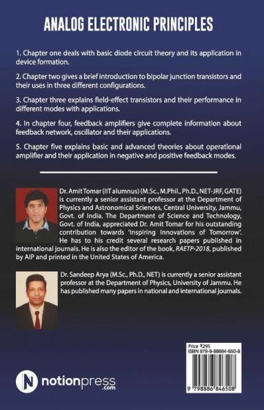 Analog Electronic Principles: A Textbook For Undergraduate And Postgraduate Students