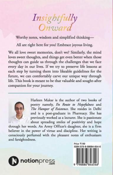 Insightfully Onward : Poetic Treats On Wisdom