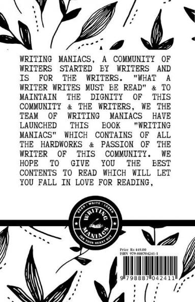 Writing Maniacs : The Book