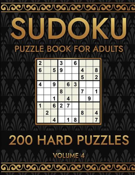 Sudoku 200 Hard Puzzles Volume 4 : Puzzle Book for Adults